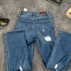 hollister ultra high dad jeans